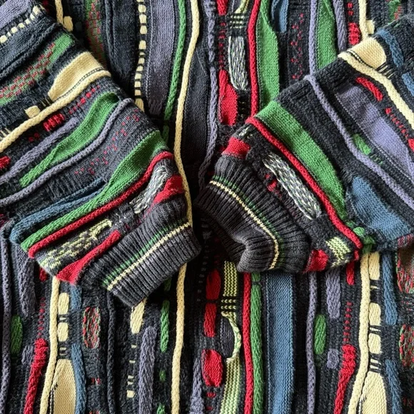 Cotton Traders XL Coogi Style Textured Sweater - Picture 6 of 6